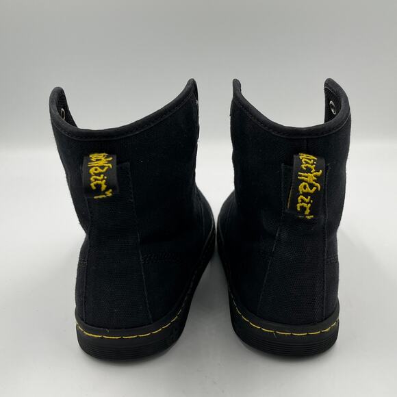 Dr. Martens Women's Alfie Black Canvas Boot Shoe size 6 - Picture 5 of 8